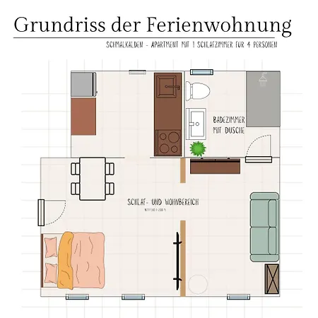 아파트 Ferienwohnung Schmalkalden *